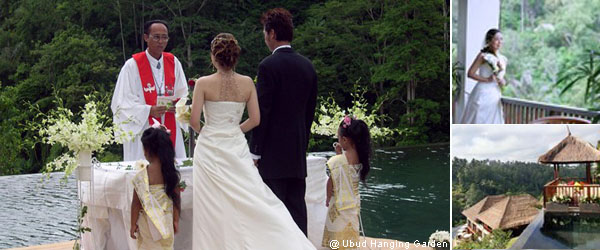 Garden Wedding Ceremony at Ubud Hanging Garden Bali